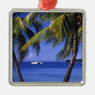 Beaches at Negril, Jamaica Metal Tree Decoration
