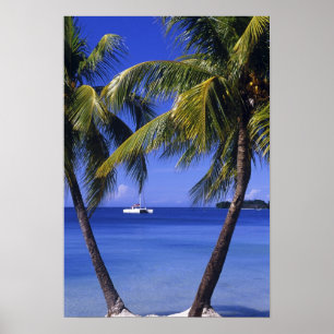 Beaches at Negril, Jamaica Poster