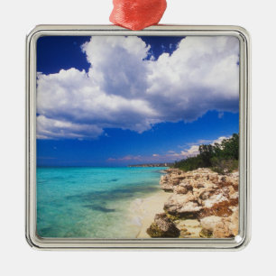 Beaches, Barahona, Dominican Republic, 2 Metal Tree Decoration