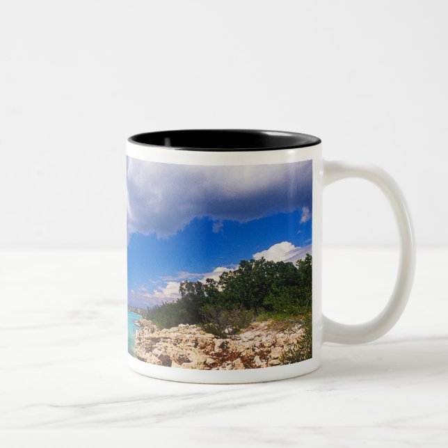 Beaches, Barahona, Dominican Republic, 2 Two-Tone Coffee Mug (Right)