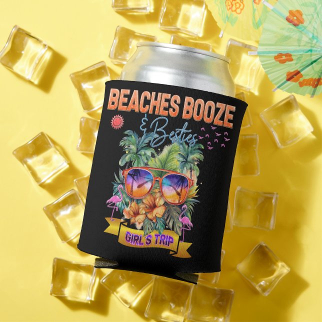 Beaches, booze, and besties group matching can cooler (In Situ Summer)