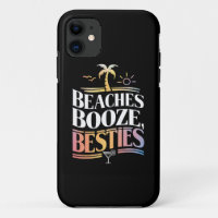 Beaches Booze & Besties Coconut Tree Summer 