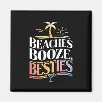 Beaches Booze & Besties Coconut Tree Summer