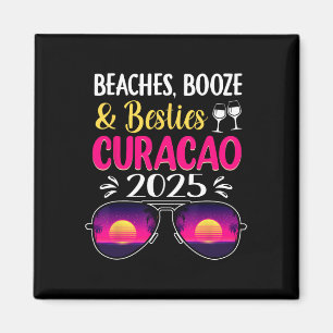 Beaches Booze Besties Curacao 2025 Vacay Beach Tri Magnet