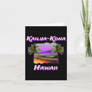 Beaches Of Kailua-kona Hawaii 1 Card