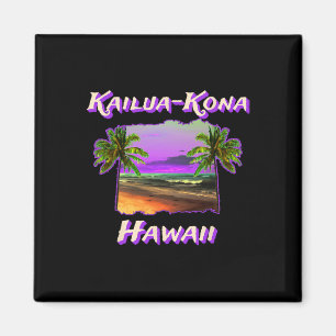 Beaches Of Kailua-kona Hawaii 1  Magnet