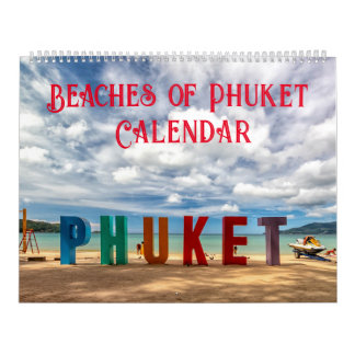 Beaches of Phuket, Thailand Calendar