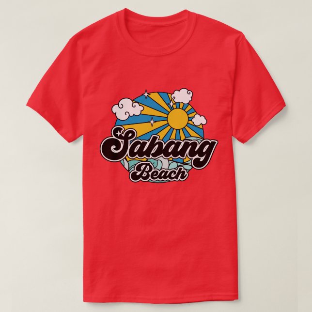Beaches Sabang Beach T-Shirt (Design Front)