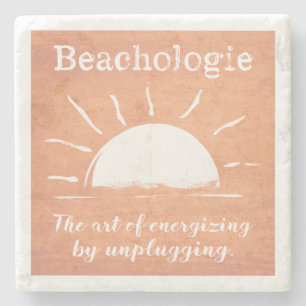 Beachologie Energize While Unplugging Coaster