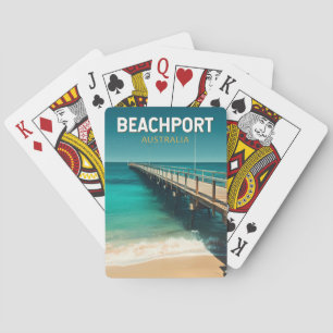 Beachport Australia Travel Art Vintage Playing Cards