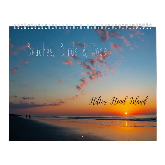 Beachs, Birds & Dogs on Hilton Head Island Calendar (Cover)