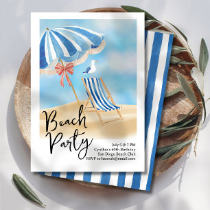 Beachside Party Invitation