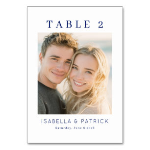 Beachside Romance Table Card