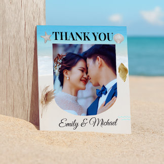Beachside Vow Thank You Card for Micro Weddings