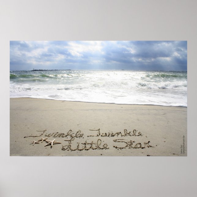 Beachwrite's Twinkle Twinkle Poster (Front)