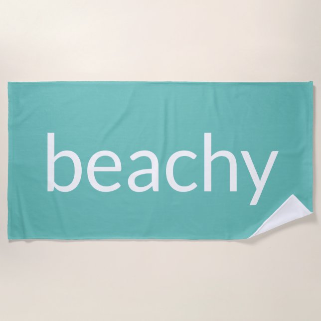 beachy beach towel (Front)