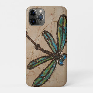 Beachy Blue and Green Dragonfly Flit Case-Mate iPhone Case