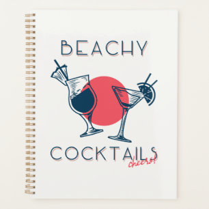Beachy Cocktails Cheers Party Art Planner