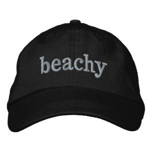 beachy embroidered hat