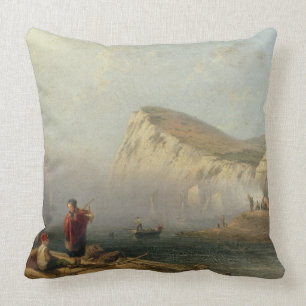 Beachy Head, 1850 (oil on canvas) Cushion