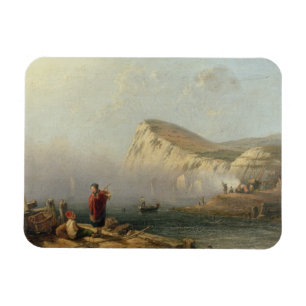 Beachy Head, 1850 (oil on canvas) Magnet