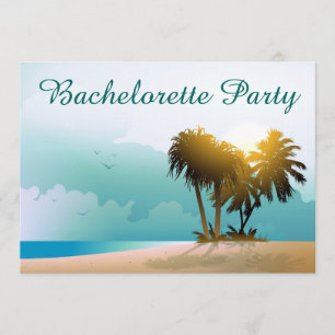 Beachy Illustration Invitation