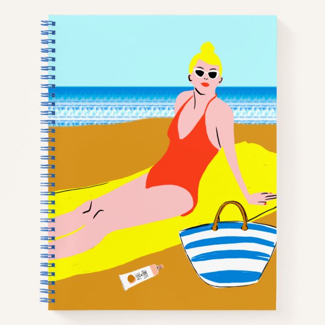 Beachy Keen - Yellow Notebook (Front)