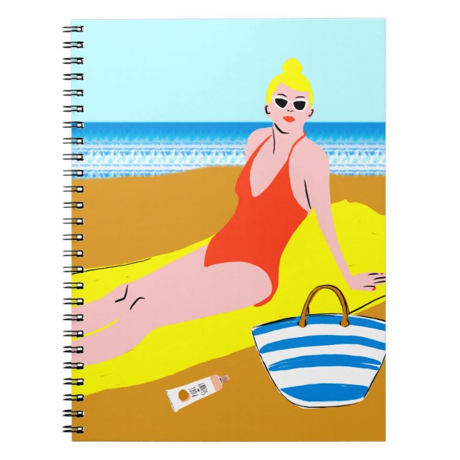 Beachy Keen - Yellow Notebook (Front)
