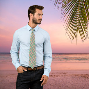 Beachy Monogram Nautilus Tote with Stylish Stripes Tie