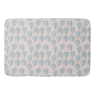 Beachy Tulips Floral Bath Mat