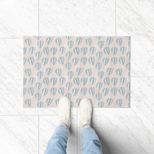 Beachy Tulips Floral Doormat