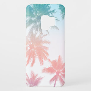 Beachy Vintage Sunset Palm Trees Case-Mate Samsung Galaxy S9 Case