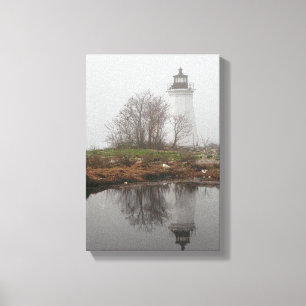 Beacon in the Fog Canvas Print
