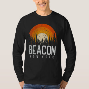 Beacon New York NY   Retro Vintage 70s 80s 90s   T-Shirt