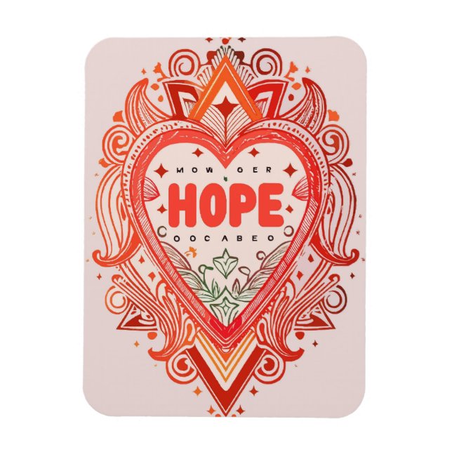 Beacon of Hope: Inspirational Hope Quotes Magnet (Vertical)
