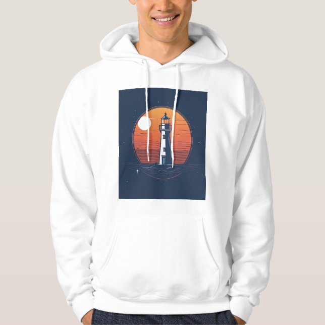 Beacon of Hope Lighthouse T-Shirt Hoodie (Front)