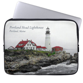 Beacon of Portland Head Laptop Sleeve
