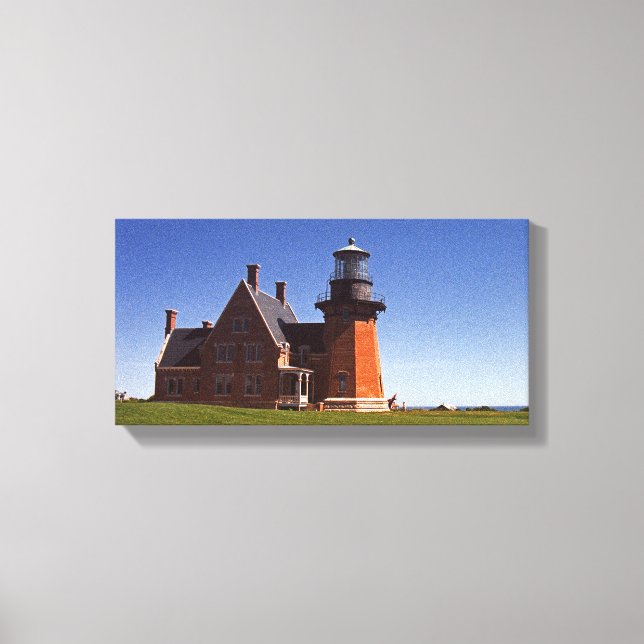 Beacon of Southeast Block Island Canvas Print (Front)