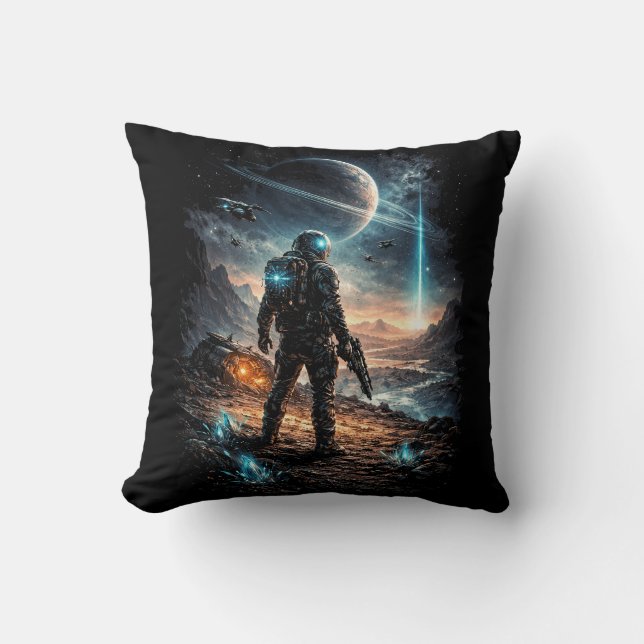 Beacon on the Distant World Cushion (Front)