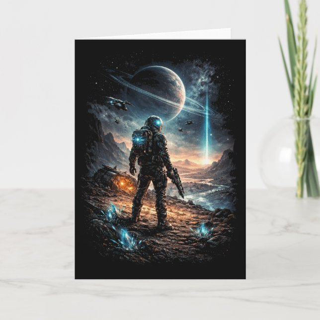 Beacon on the Distant World Holiday Card (Front)