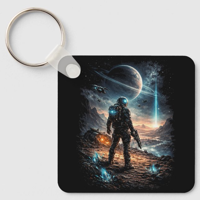 Beacon on the Distant World Key Ring (Front)