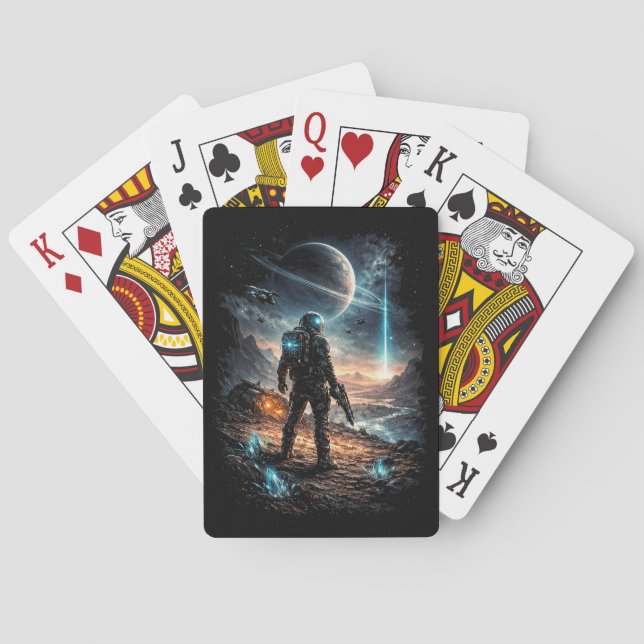 Beacon on the Distant World Playing Cards (Back)