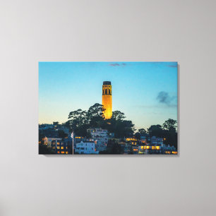  Beacon Over the Bay Canvas Print