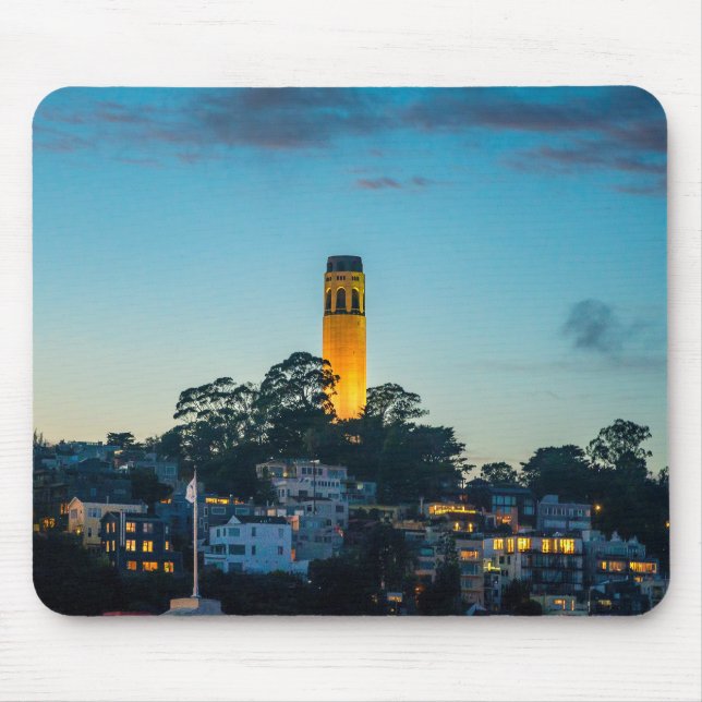 Beacon Over the Bay Mouse Pad (Front)