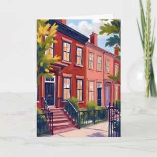 Beacon Street Boston Massachusetts Card