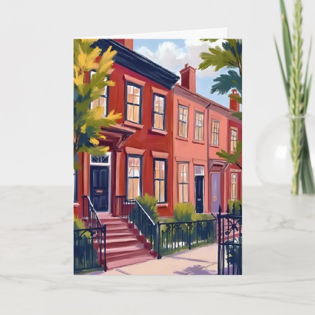 Beacon Street Boston Massachusetts Card (Front)