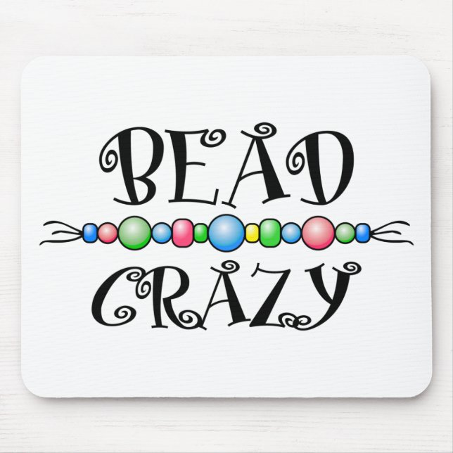 Bead Crazy Mouse Pad (Front)