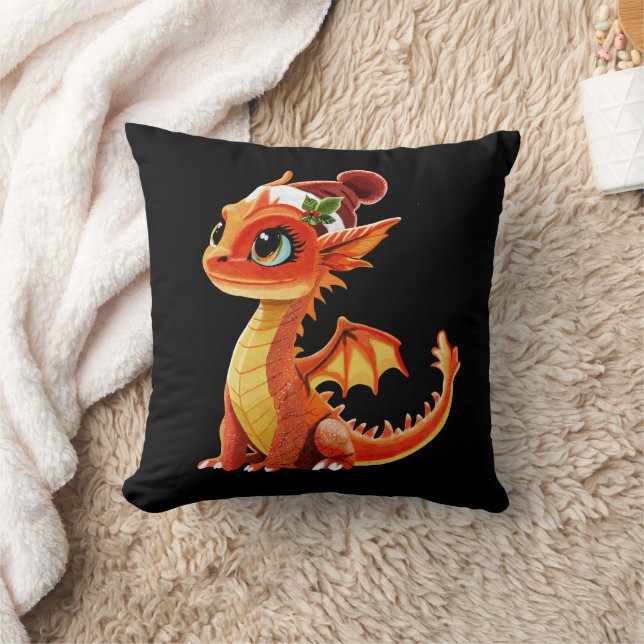 Bead Dragon Christmas  Cushion (Blanket)