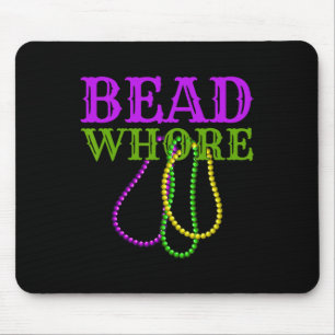 Bead Funny Adult Humour Mardi Gras Carnival Costum Mouse Pad