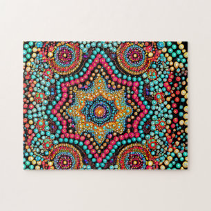 Bead Pattern 2 Photo Puzzles Internet Jigsaw Puzzl